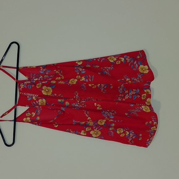 **SOLD**Pink Rose floral camisole tank, Sz S - Like NEW! no tags, mint condition - Picture 7 of 11